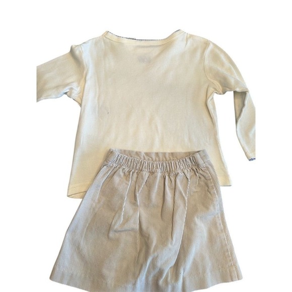 Vtg 90s Heartstrings Girls Horse Top & Skirt Outfit Set Sz 4T‎ Corduroy Fall - Picture 2 of 13